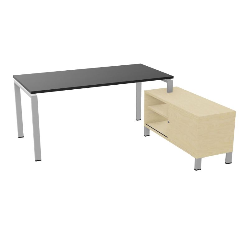 RIO BUREAU RECT. 178X168 PL 160X80 OBT + RET PORT A DROITE SIMPLE ACCES  RK SA N8