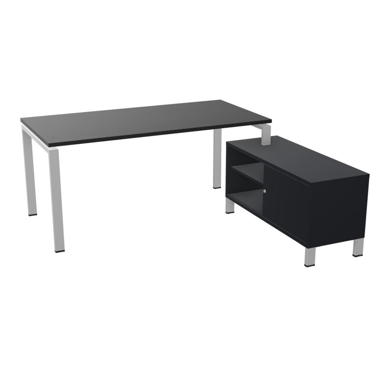 RIO BUREAU RECT. 178X168 PL 160X80 OBT + RET PORT A DROITE SIMPLE ACCES  RK SA R9
