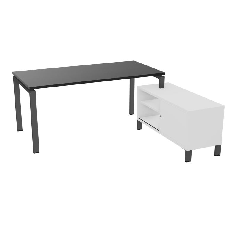 RIO BUREAU RECT. 178X168 PL 160X80 OBT + RET PORT A DROITE SIMPLE ACCES  RK SC MG