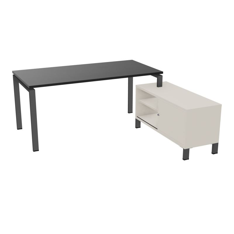 RIO BUREAU RECT. 178X168 PL 160X80 OBT + RET PORT A DROITE SIMPLE ACCES  RK SC N5