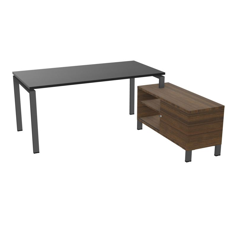 RIO BUREAU RECT. 178X168 PL 160X80 OBT + RET PORT A DROITE SIMPLE ACCES  RK SC N6