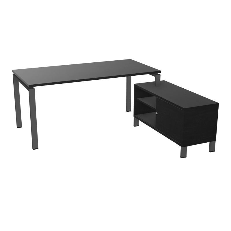 RIO BUREAU RECT. 178X168 PL 160X80 OBT + RET PORT A DROITE SIMPLE ACCES  RK SC RK