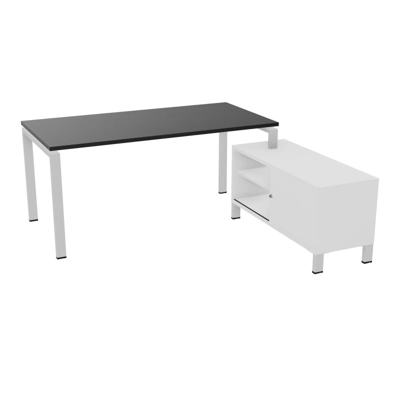 RIO BUREAU RECT. 178X168 PL 160X80 OBT + RET PORT A DROITE SIMPLE ACCES  RK SD MG