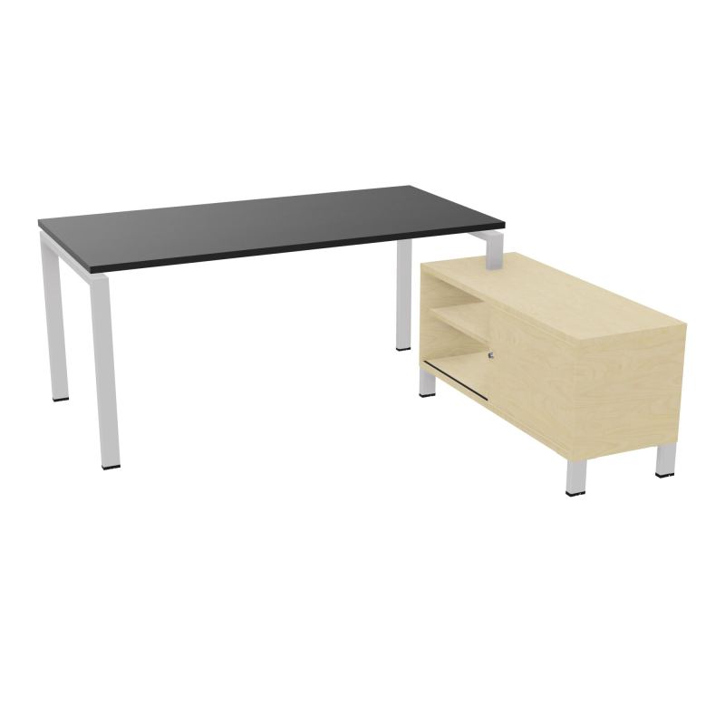 RIO BUREAU RECT. 178X168 PL 160X80 OBT + RET PORT A DROITE SIMPLE ACCES  RK SD N8