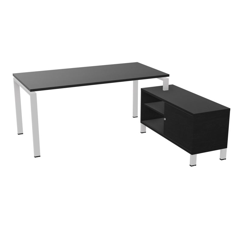 RIO BUREAU RECT. 178X168 PL 160X80 OBT + RET PORT A DROITE SIMPLE ACCES  RK SD RK