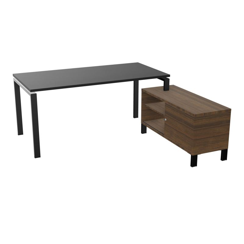 RIO BUREAU RECT. 178X168 PL 160X80 OBT + RET PORT A DROITE SIMPLE ACCES  RK SG N6