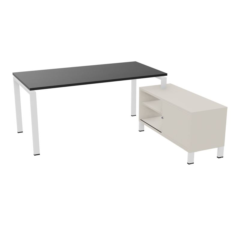 RIO BUREAU RECT. 178X168 PL 160X80 OBT + RET PORT A DROITE SIMPLE ACCES  RK SO N5