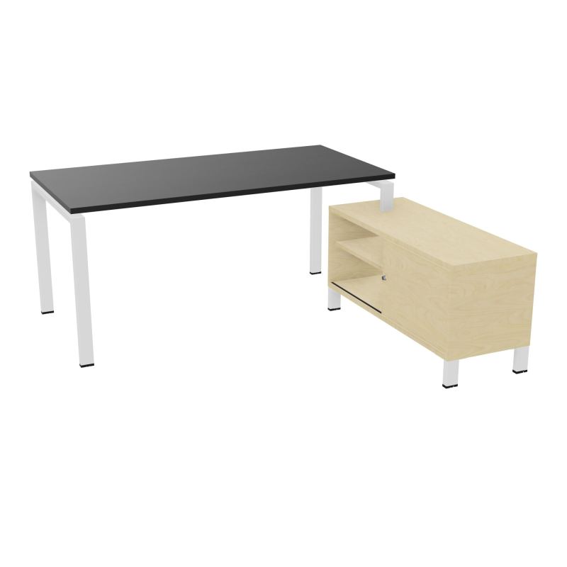 RIO BUREAU RECT. 178X168 PL 160X80 OBT + RET PORT A DROITE SIMPLE ACCES  RK SO N8