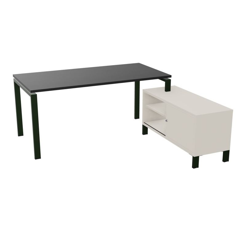 RIO BUREAU RECT. 178X168 PL 160X80 OBT + RET PORT A DROITE SIMPLE ACCES  RK ST N5