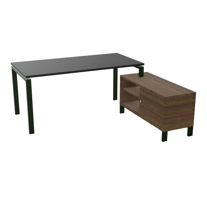 RIO BUREAU RECT. 178X168 PL 160X80 OBT + RET PORT A DROITE SIMPLE ACCES  RK ST N6