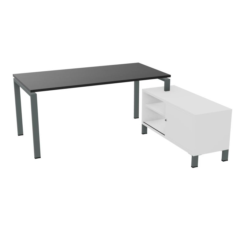 RIO BUREAU RECT. 178X168 PL 160X80 OBT + RET PORT A DROITE SIMPLE ACCES  RK SU MG