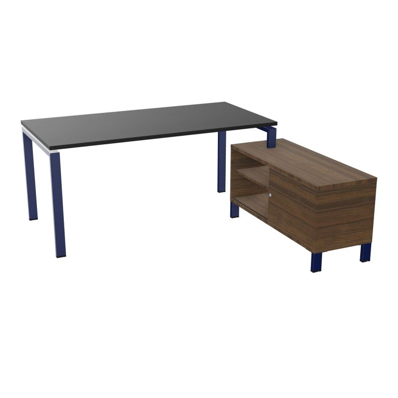 RIO BUREAU RECT. 178X168 PL 160X80 OBT + RET PORT A DROITE SIMPLE ACCES  RK X4 N6