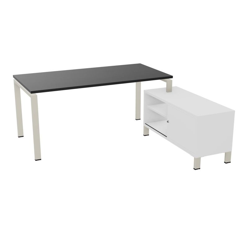 RIO BUREAU RECT. 178X168 PL 160X80 OBT + RET PORT A DROITE SIMPLE ACCES  RK ZC MG
