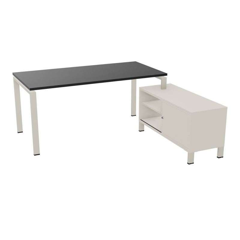 RIO BUREAU RECT. 178X168 PL 160X80 OBT + RET PORT A DROITE SIMPLE ACCES  RK ZC N5