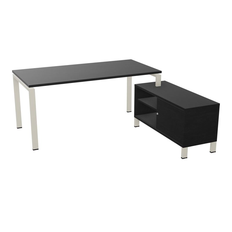 RIO BUREAU RECT. 178X168 PL 160X80 OBT + RET PORT A DROITE SIMPLE ACCES  RK ZC RK