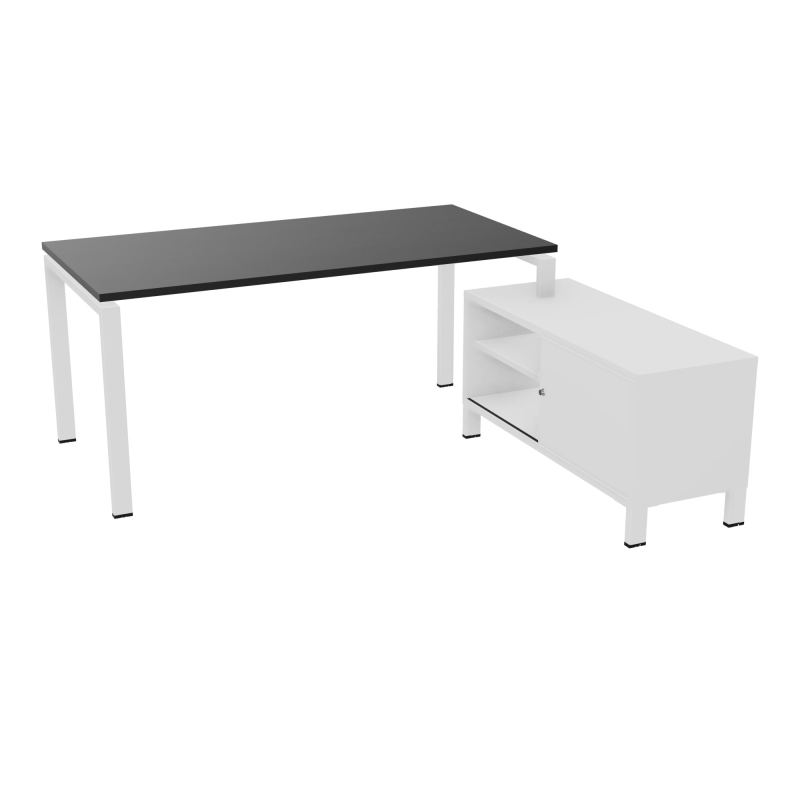 RIO BUREAU RECT. 178X168 PL 160X80 OBT + RET PORT A DROITE SIMPLE ACCES  RK ZO MG