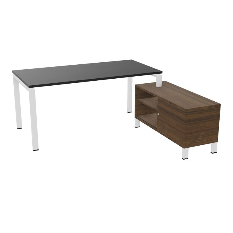 RIO BUREAU RECT. 178X168 PL 160X80 OBT + RET PORT A DROITE SIMPLE ACCES  RK ZO N6