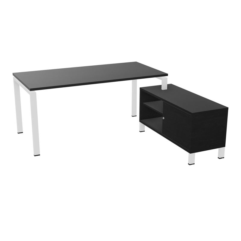 RIO BUREAU RECT. 178X168 PL 160X80 OBT + RET PORT A DROITE SIMPLE ACCES  RK ZO RK