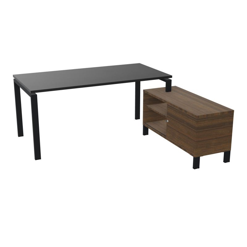 RIO BUREAU RECT. 178X168 PL 160X80 OBT + RET PORT A DROITE SIMPLE ACCES  RK ZP N6