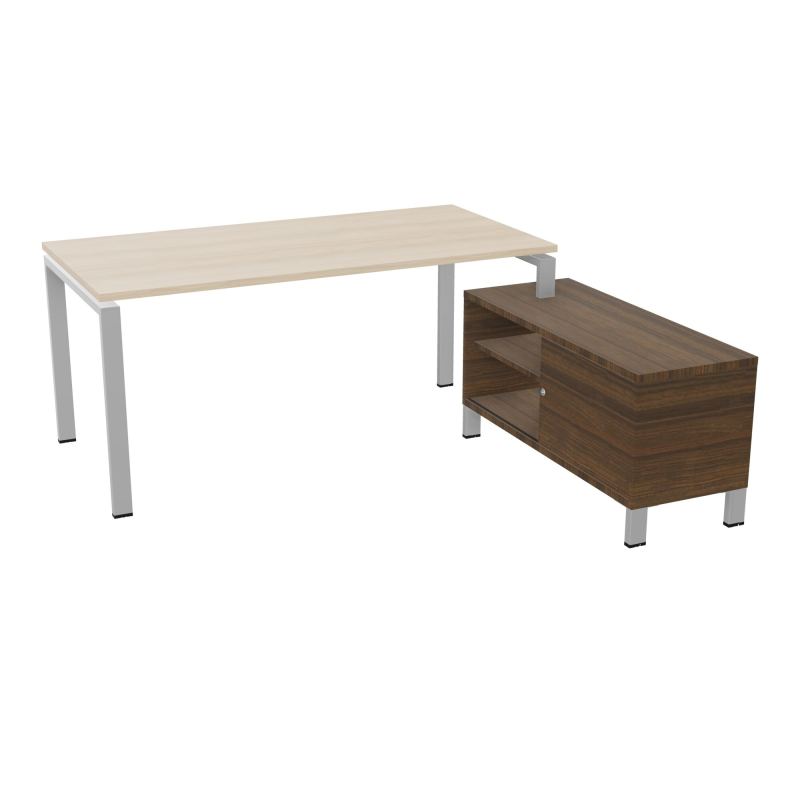 RIO BUREAU RECT. 178X168 PL 160X80 OBT + RET PORT A DROITE SIMPLE ACCES  RZ SA N6