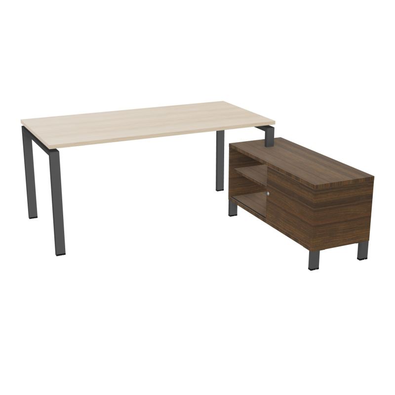 RIO BUREAU RECT. 178X168 PL 160X80 OBT + RET PORT A DROITE SIMPLE ACCES  RZ SC N6