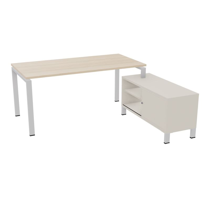 RIO BUREAU RECT. 178X168 PL 160X80 OBT + RET PORT A DROITE SIMPLE ACCES  RZ SD N5