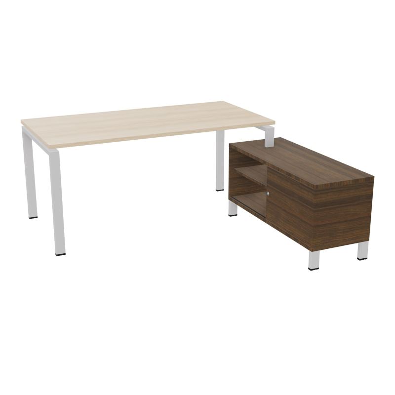 RIO BUREAU RECT. 178X168 PL 160X80 OBT + RET PORT A DROITE SIMPLE ACCES  RZ SD N6