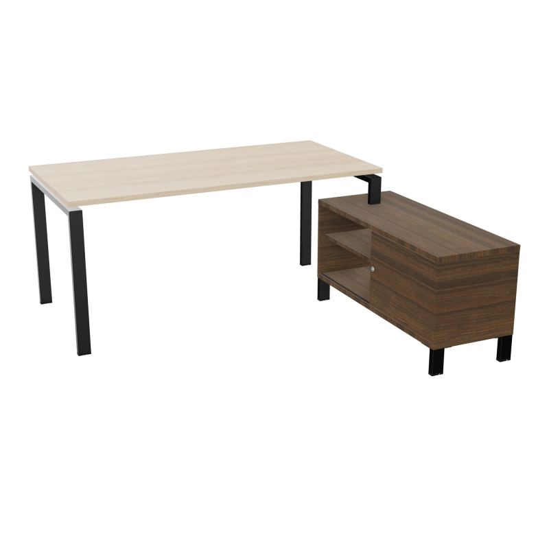 RIO BUREAU RECT. 178X168 PL 160X80 OBT + RET PORT A DROITE SIMPLE ACCES  RZ SG N6