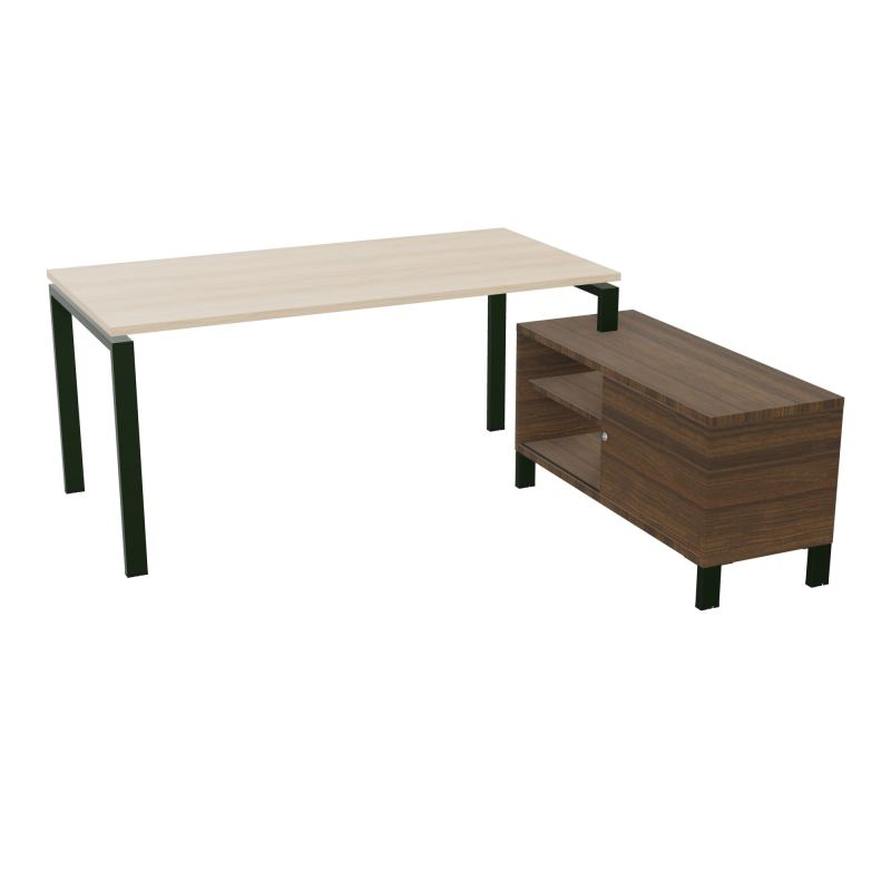 RIO BUREAU RECT. 178X168 PL 160X80 OBT + RET PORT A DROITE SIMPLE ACCES  RZ ST N6