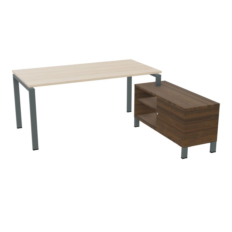 RIO BUREAU RECT. 178X168 PL 160X80 OBT + RET PORT A DROITE SIMPLE ACCES  RZ SU N6