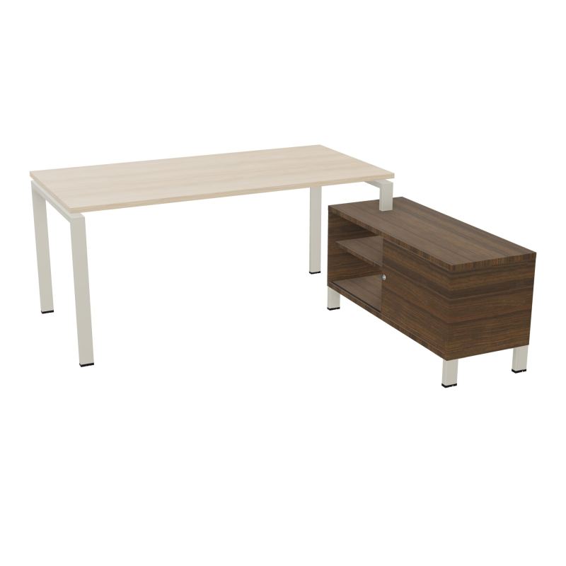 RIO BUREAU RECT. 178X168 PL 160X80 OBT + RET PORT A DROITE SIMPLE ACCES  RZ ZC N6