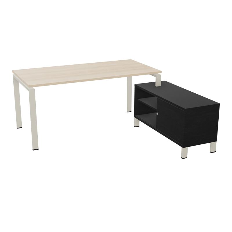 RIO BUREAU RECT. 178X168 PL 160X80 OBT + RET PORT A DROITE SIMPLE ACCES  RZ ZC RK