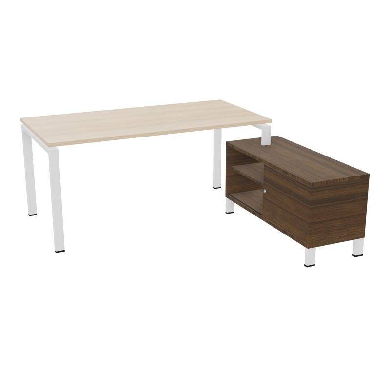 RIO BUREAU RECT. 178X168 PL 160X80 OBT + RET PORT A DROITE SIMPLE ACCES  RZ ZO N6