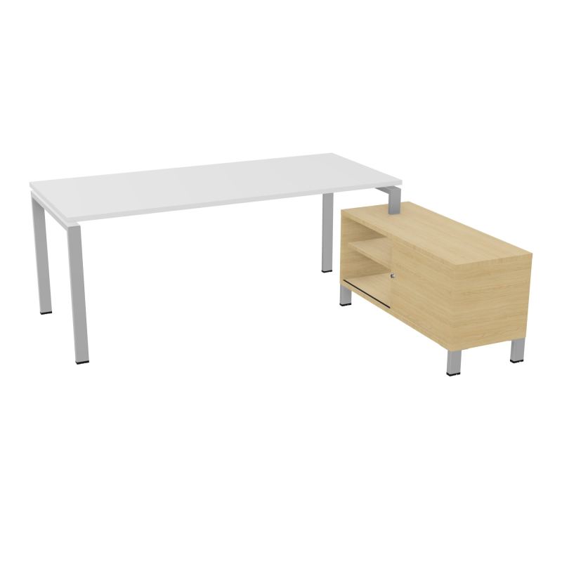 RIO BUREAU RECT. 198X168 PL 180X80 OBT + RET PORT A DROITE SIMPLE ACCES  MG SA R1