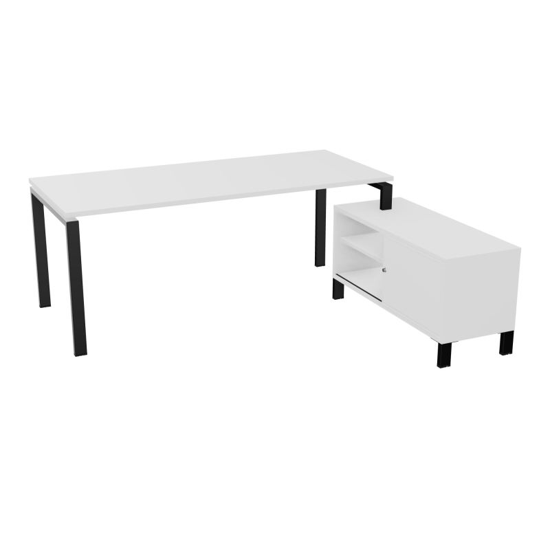 RIO BUREAU RECT. 198X168 PL 180X80 OBT + RET PORT A DROITE SIMPLE ACCES  MG SG MG