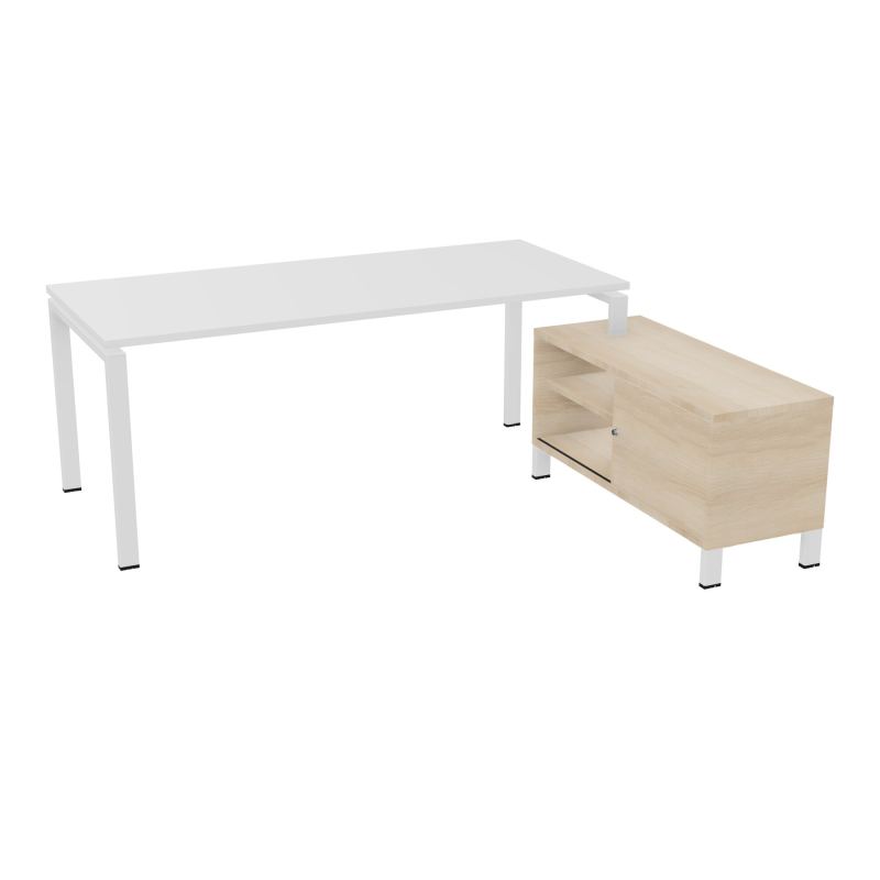 RIO BUREAU RECT. 198X168 PL 180X80 OBT + RET PORT A DROITE SIMPLE ACCES  MG SO RZ
