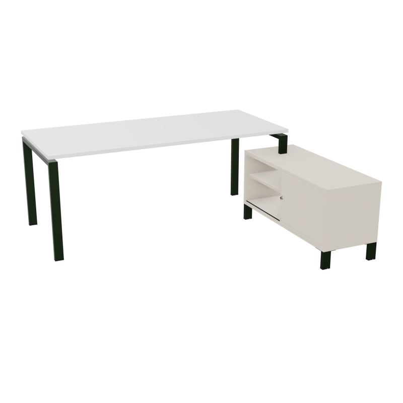 RIO BUREAU RECT. 198X168 PL 180X80 OBT + RET PORT A DROITE SIMPLE ACCES  MG ST N5