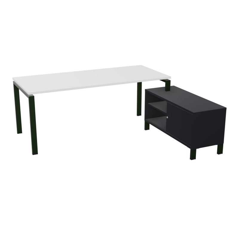 RIO BUREAU RECT. 198X168 PL 180X80 OBT + RET PORT A DROITE SIMPLE ACCES  MG ST R9