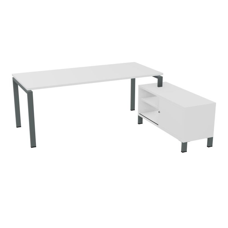 RIO BUREAU RECT. 198X168 PL 180X80 OBT + RET PORT A DROITE SIMPLE ACCES  MG SU MG