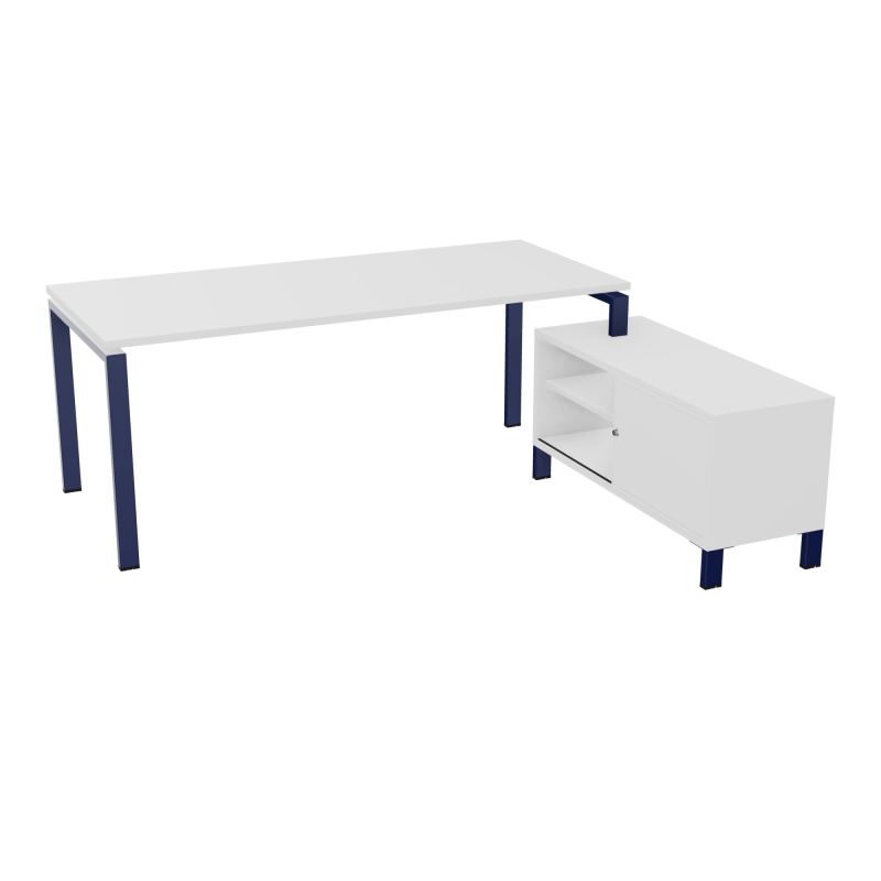 RIO BUREAU RECT. 198X168 PL 180X80 OBT + RET PORT A DROITE SIMPLE ACCES  MG X4 MG