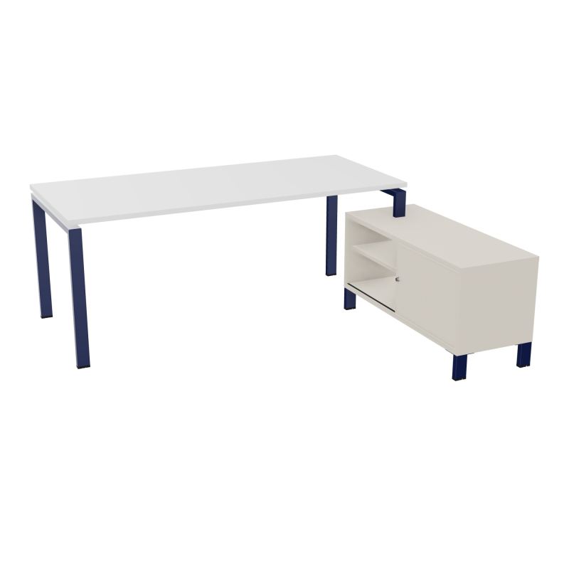 RIO BUREAU RECT. 198X168 PL 180X80 OBT + RET PORT A DROITE SIMPLE ACCES  MG X4 N5
