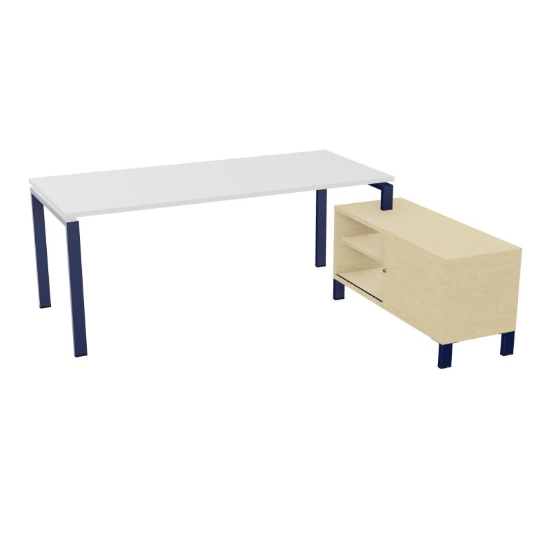 RIO BUREAU RECT. 198X168 PL 180X80 OBT + RET PORT A DROITE SIMPLE ACCES  MG X4 N8