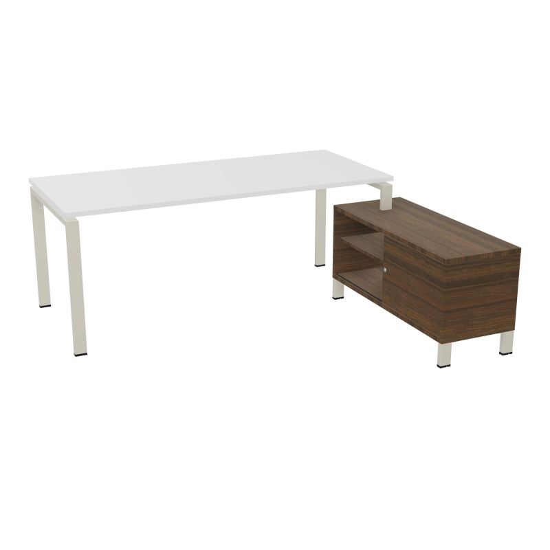 RIO BUREAU RECT. 198X168 PL 180X80 OBT + RET PORT A DROITE SIMPLE ACCES  MG ZC N6