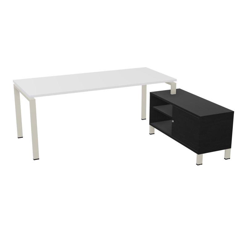 RIO BUREAU RECT. 198X168 PL 180X80 OBT + RET PORT A DROITE SIMPLE ACCES  MG ZC RK