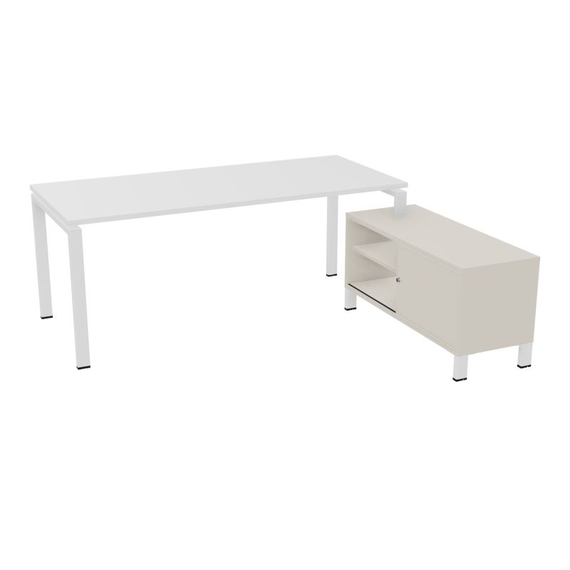 RIO BUREAU RECT. 198X168 PL 180X80 OBT + RET PORT A DROITE SIMPLE ACCES  MG ZO N5