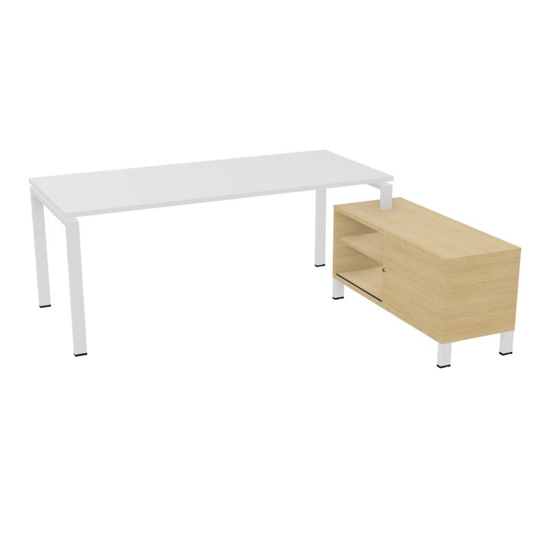 RIO BUREAU RECT. 198X168 PL 180X80 OBT + RET PORT A DROITE SIMPLE ACCES  MG ZO R1