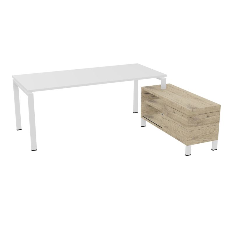 RIO BUREAU RECT. 198X168 PL 180X80 OBT + RET PORT A DROITE SIMPLE ACCES  MG ZO R3