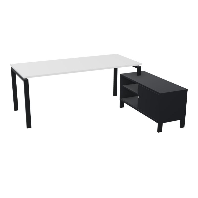 RIO BUREAU RECT. 198X168 PL 180X80 OBT + RET PORT A DROITE SIMPLE ACCES  MG ZP R9
