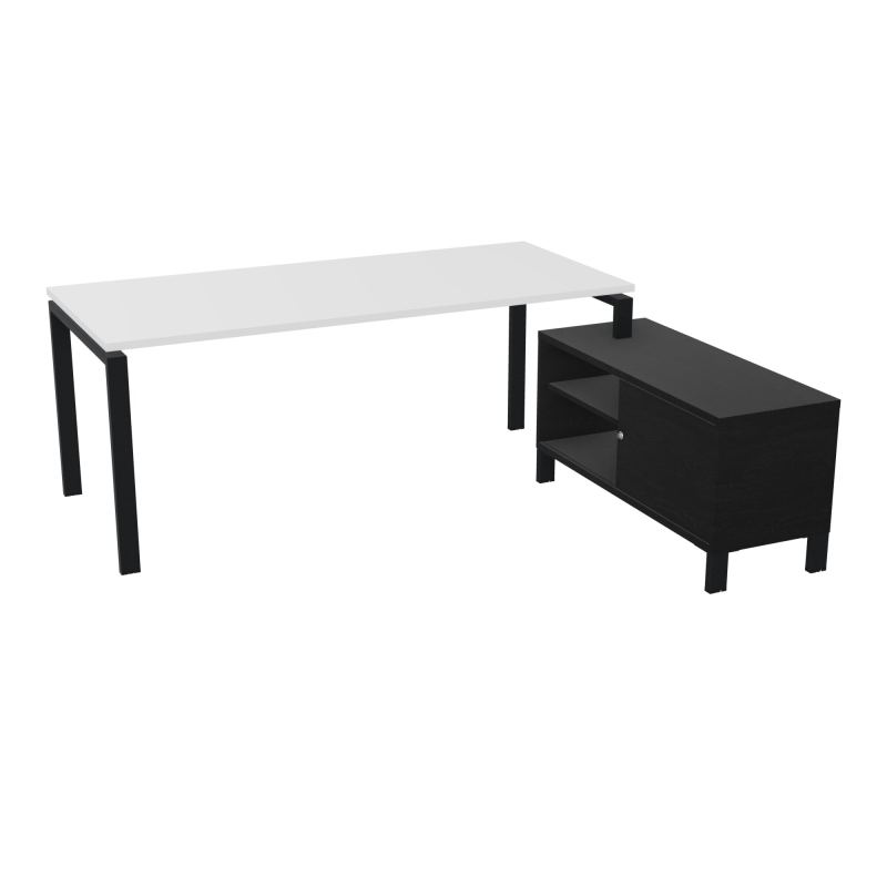 RIO BUREAU RECT. 198X168 PL 180X80 OBT + RET PORT A DROITE SIMPLE ACCES  MG ZP RK