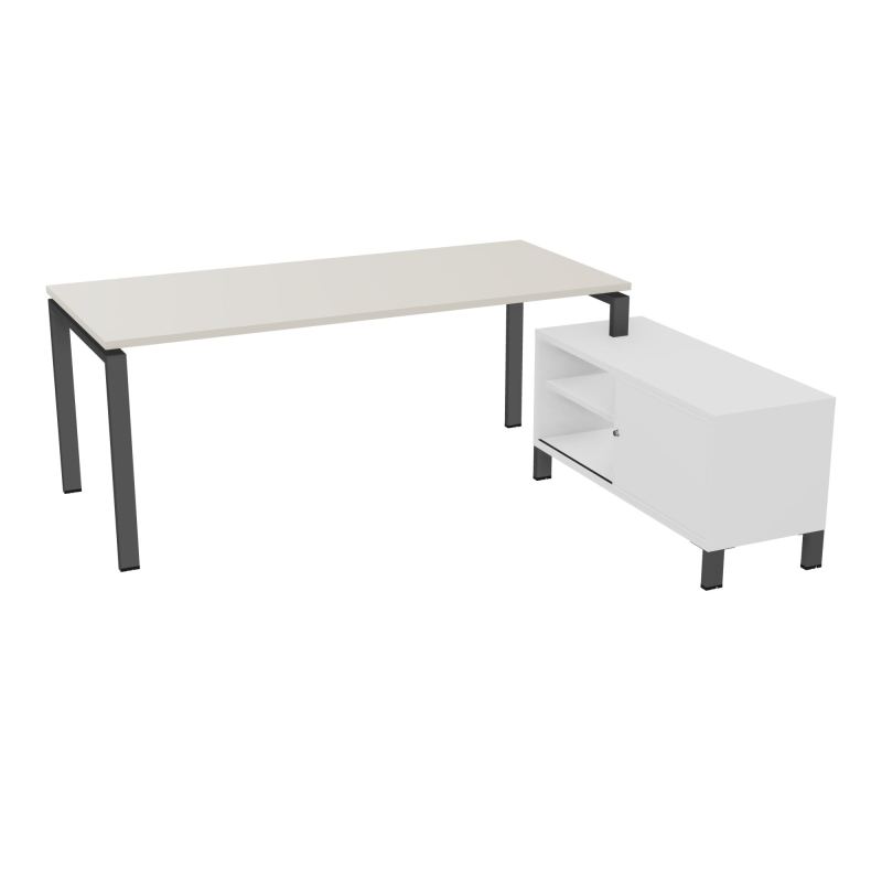 RIO BUREAU RECT. 198X168 PL 180X80 OBT + RET PORT A DROITE SIMPLE ACCES  N5 SC MG
